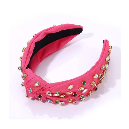 Pink Studded Headband