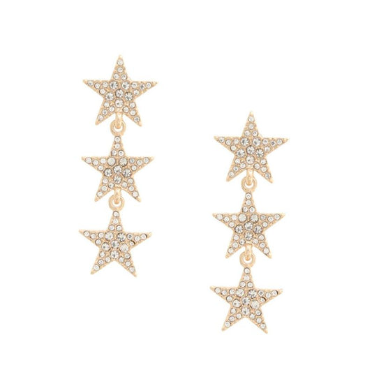 Star Rhinestone Earrings