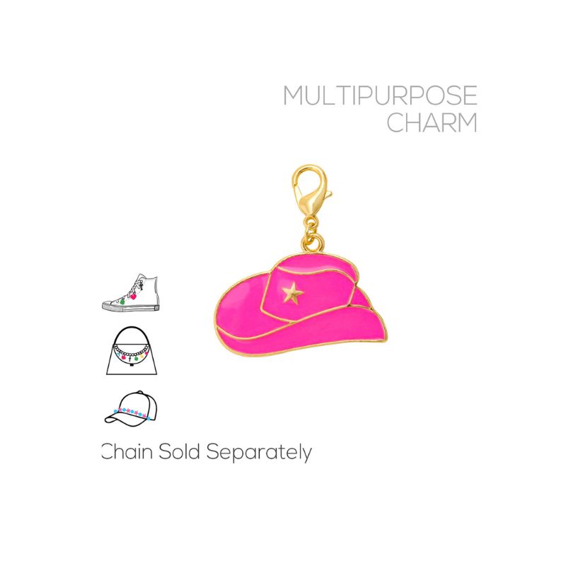 Cowboy Hat Chain Charm