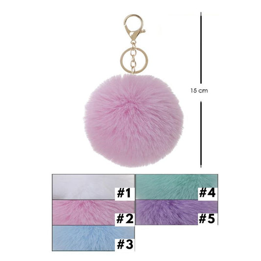 Pom Pom Keychain