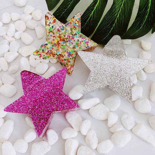 Glitter Star Hair Clip